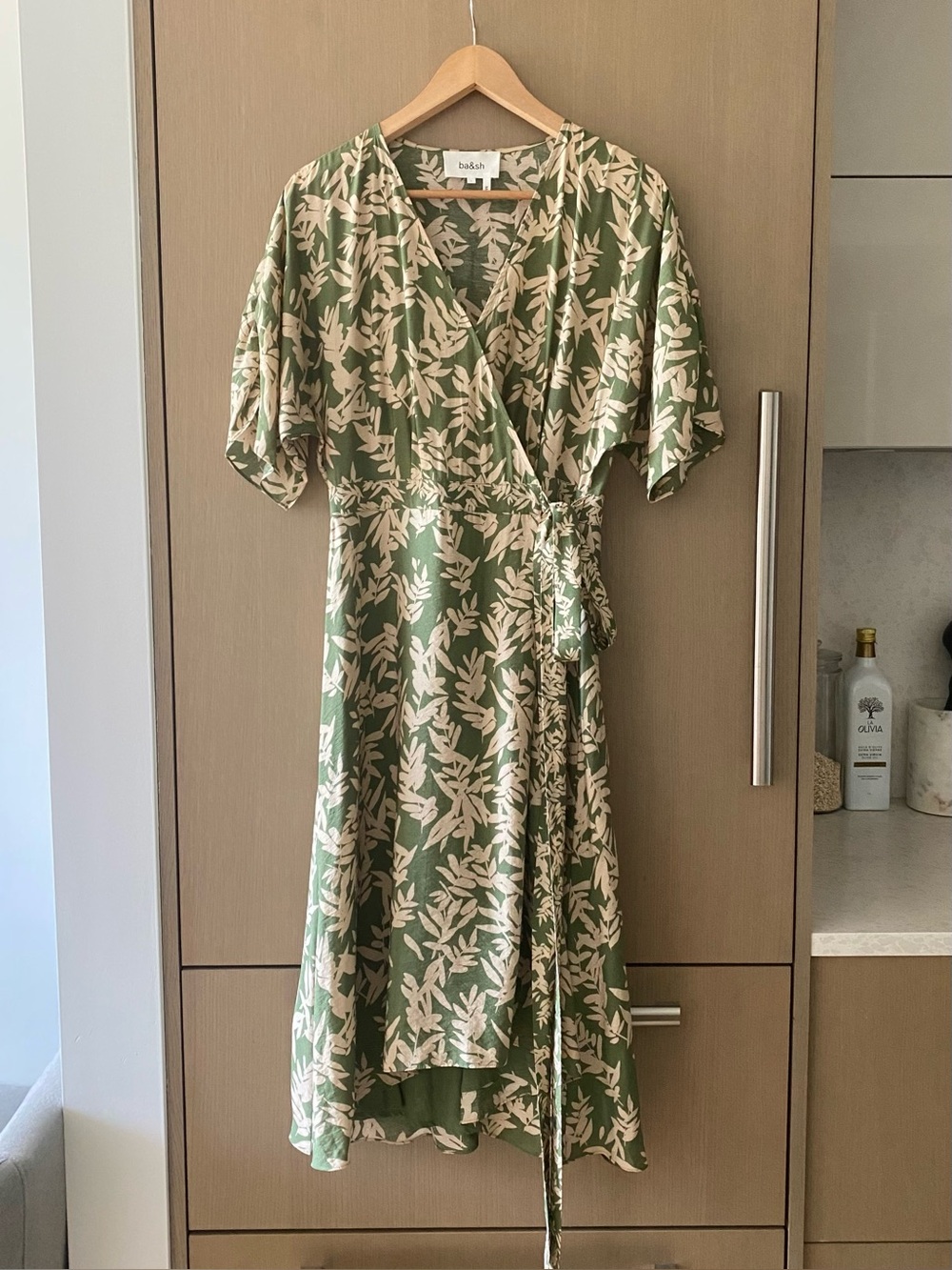 BA&SH tabby wrap dress - Picture 3 of 8